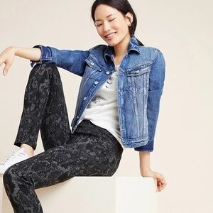 Anthropologie Sanctuary Snake-Printed leggings Size XS